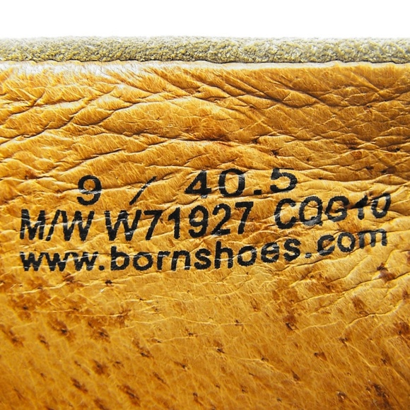 Born Womens Mules Clog Tan Brown Suede Slip Shoe - Picture 8 of 8